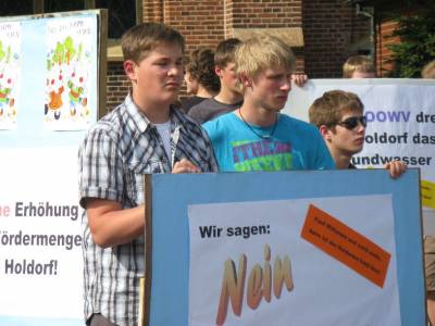 DEMO vor dem Rathaus  - 