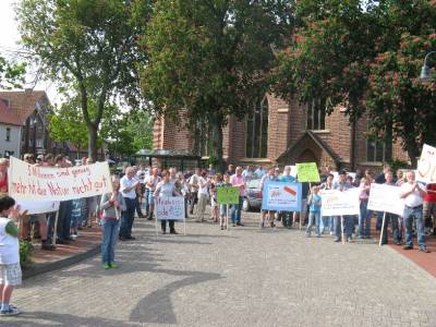 DEMO vor dem Rathaus  - 